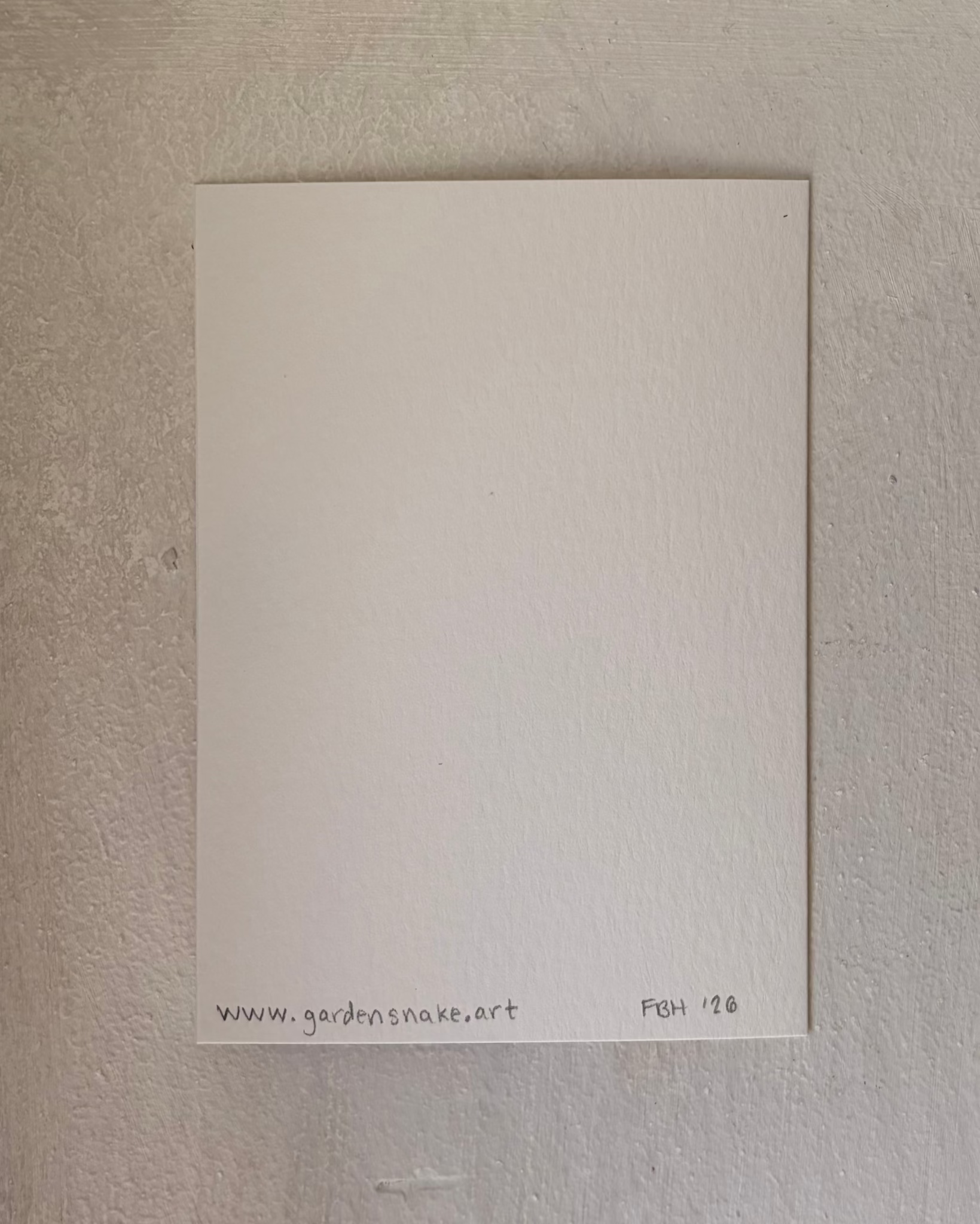 Libra: Hand-Painted Original Greeting Card