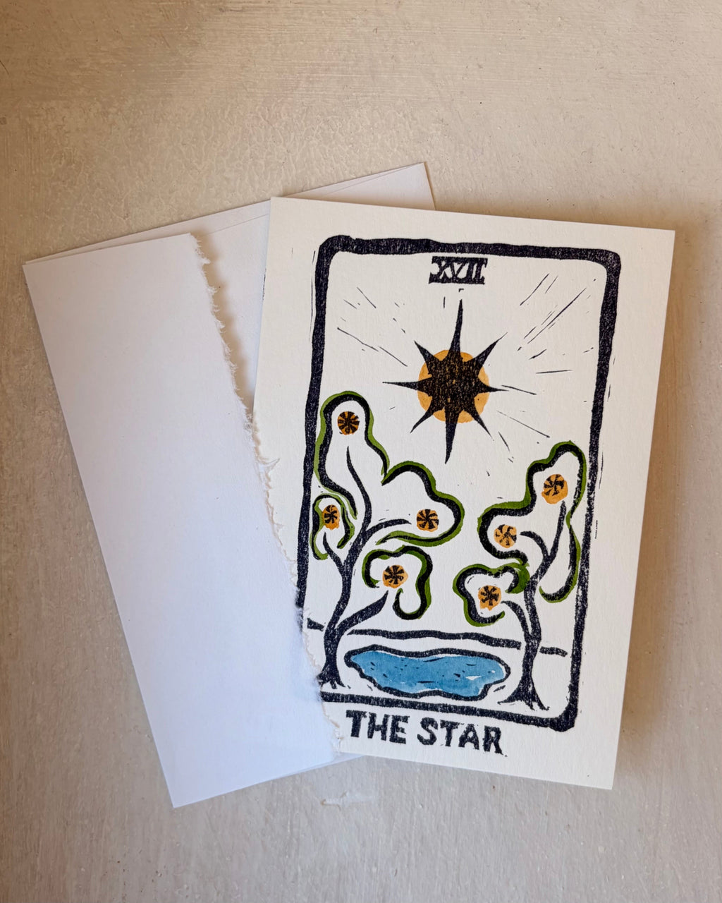 Major Arcana: Hand-Painted Original Tarot Greeting Card Set