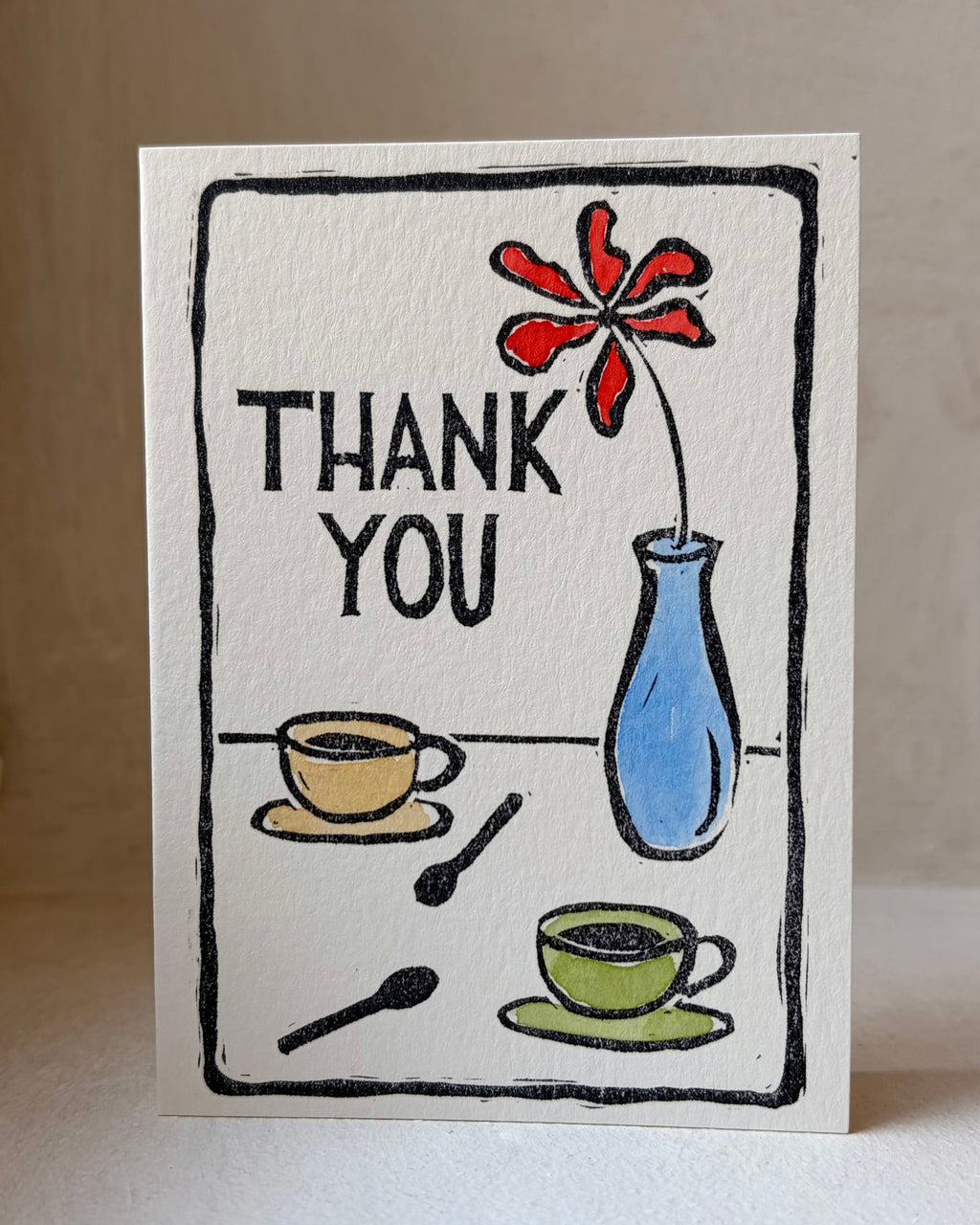 Thank You Greeting Card - Tablescape