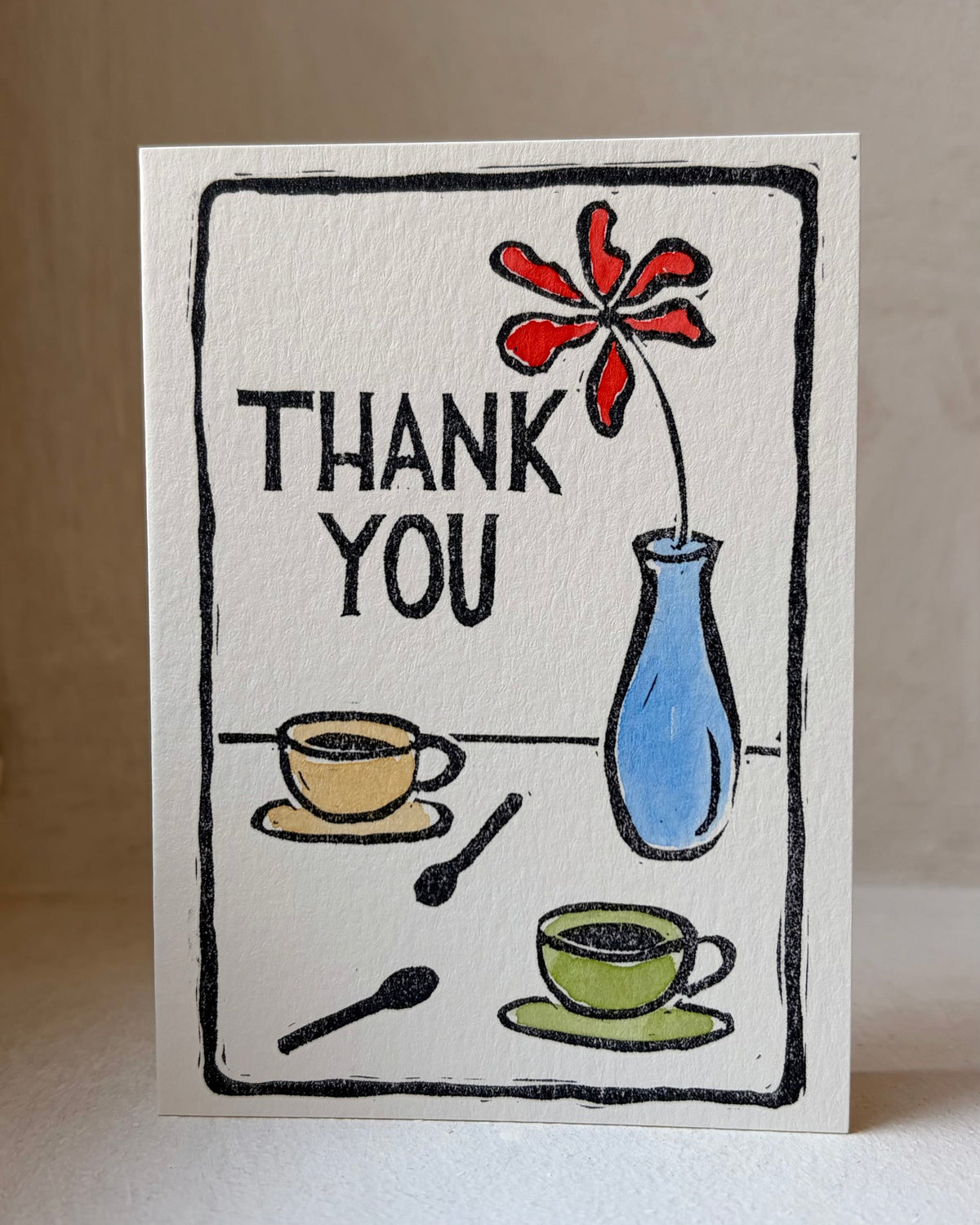 Thank You Greeting Card - Tablescape