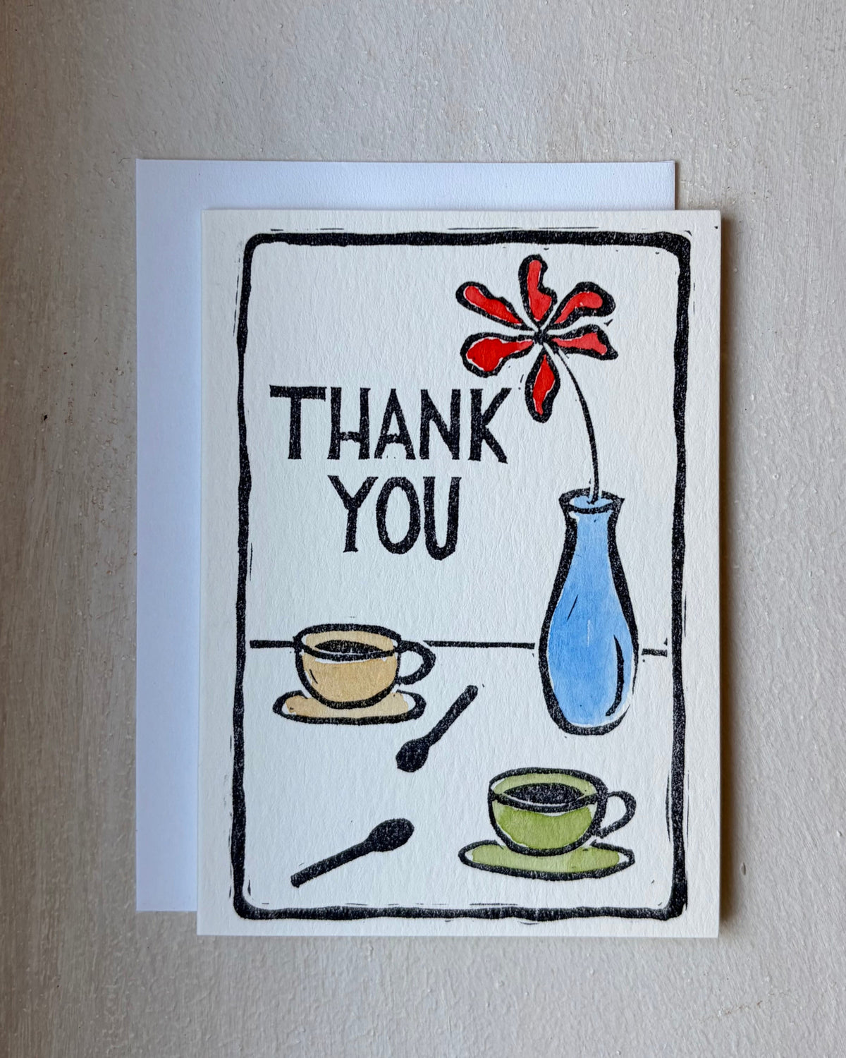 Thank You Greeting Card - Tablescape