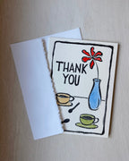Thank You Greeting Card - Tablescape