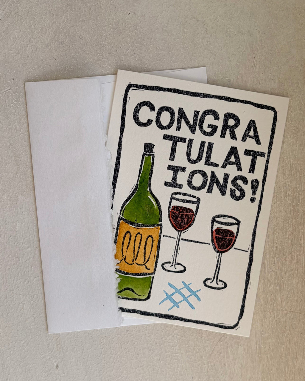 Congratulations Greeting Card - Tablescape