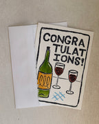 Congratulations Greeting Card - Tablescape